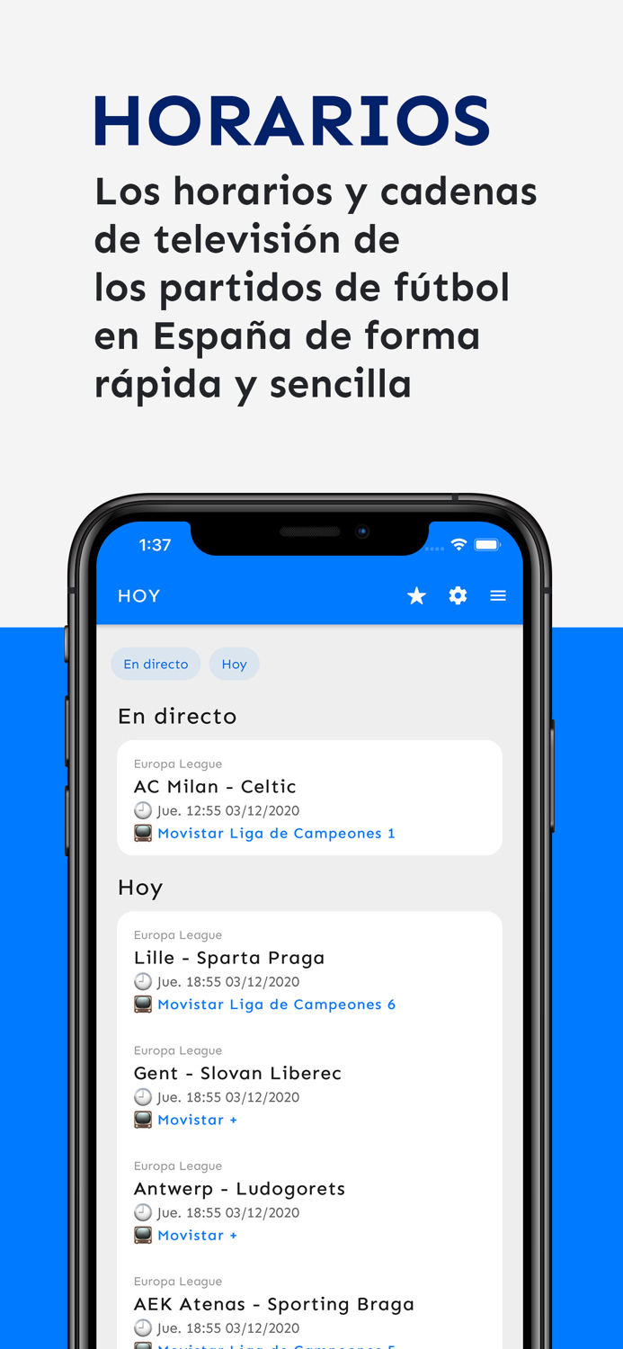 Fútbol y Tele Partidos en TV