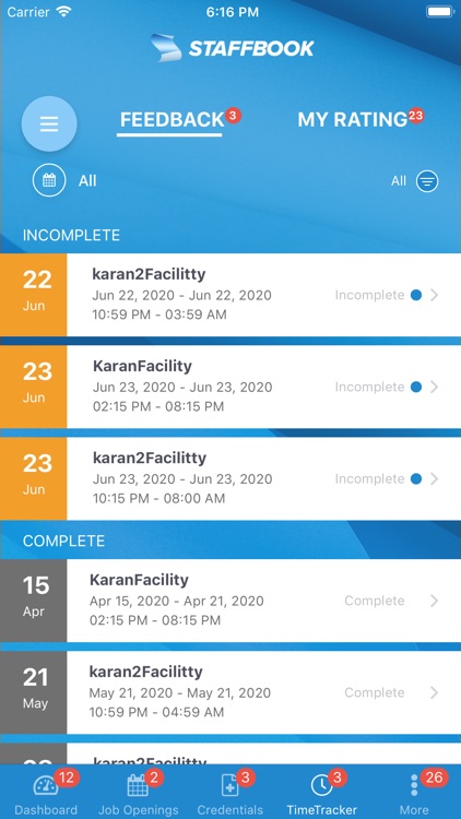 Staffbook-Staging screenshot-4