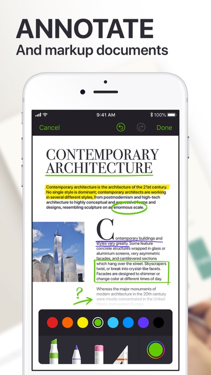 Scanner App PDF Docs & QR Code screenshot-3