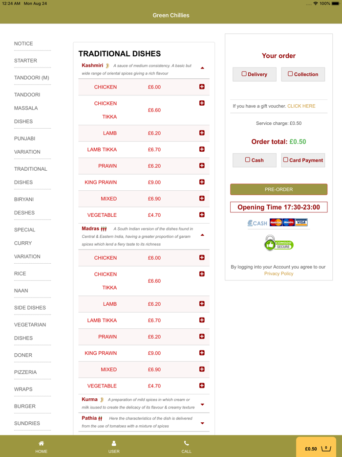 Green Chillies Takeaway