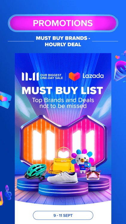 Lazada 11.11 One-Day Sale