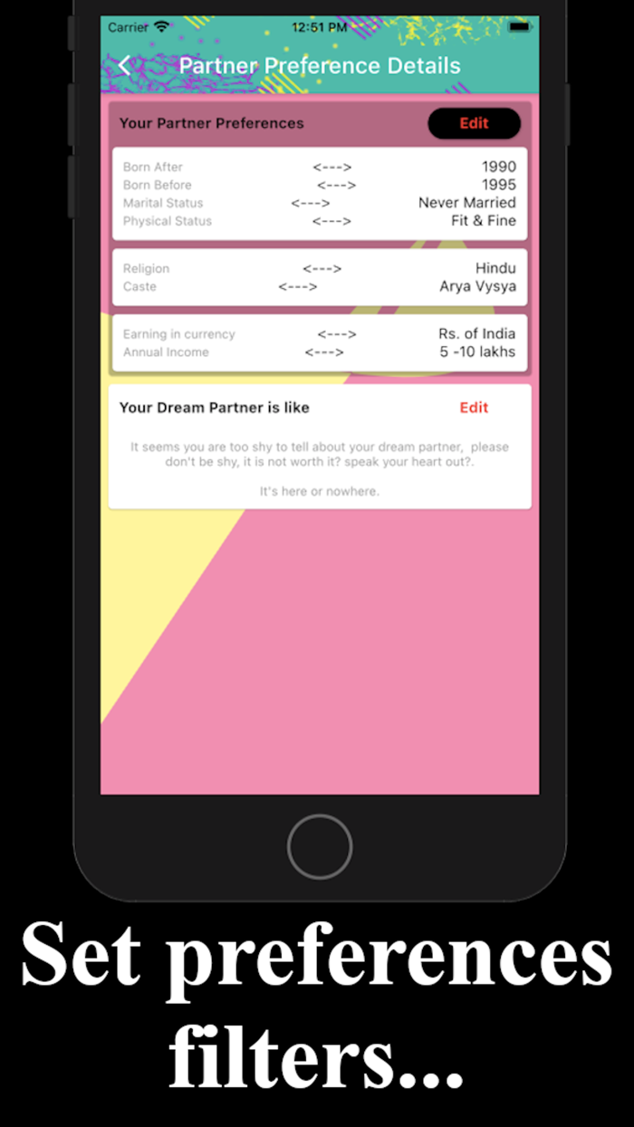 Matrimony Ferner Nadar chat