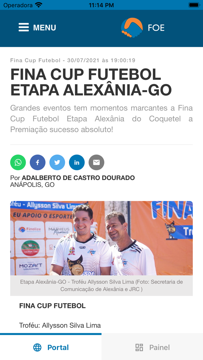 Finalize Organização Eventos