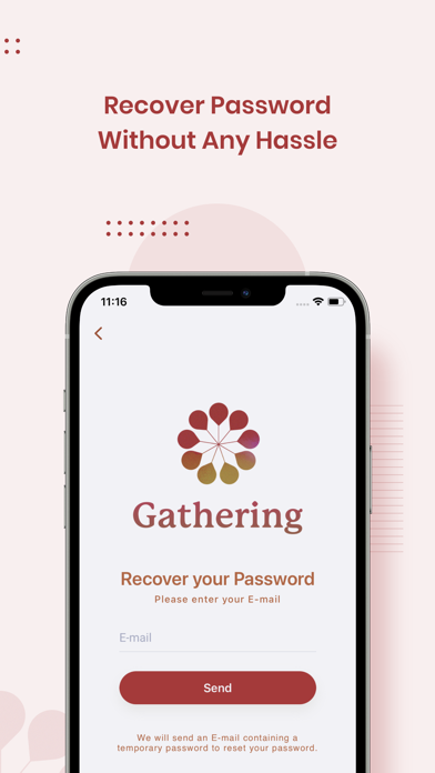 Gathering Application screenshot 3