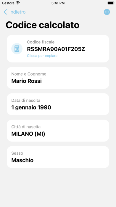 CF: Codice Fiscale screenshot 4