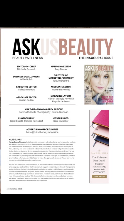 Ask Us Beauty Magazine