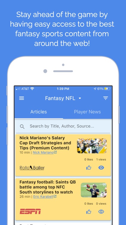 FlexFocus - Fantasy Sports Hub