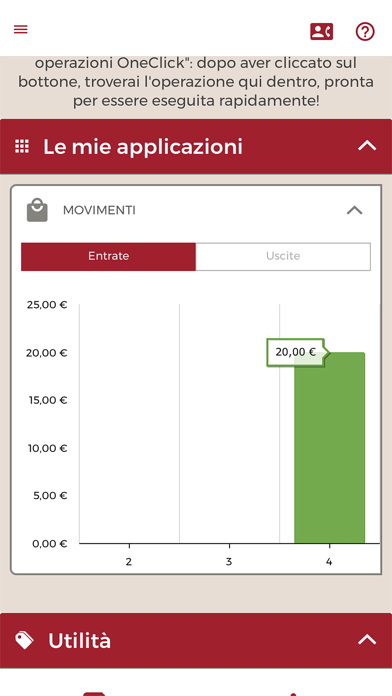 Screenshot of Banca Progetto Mobile1