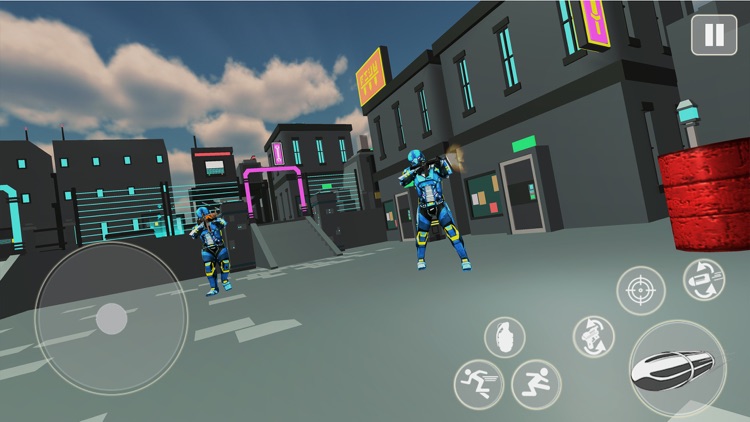 Robot Shooting Counter Attack screenshot-3