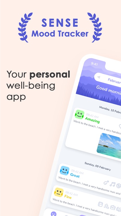 Sense - Mood Tracker & Journal screenshot-3