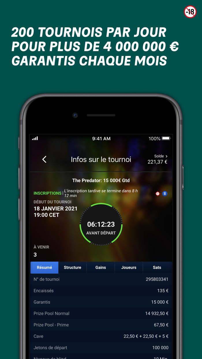 PMU Poker - Spins et Cash Game