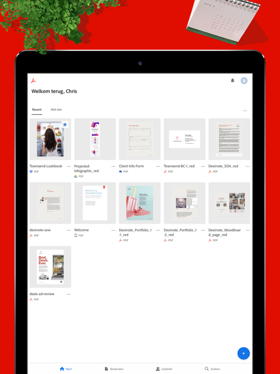 Adobe Acrobat Reader voor PDF iPad app afbeelding 1