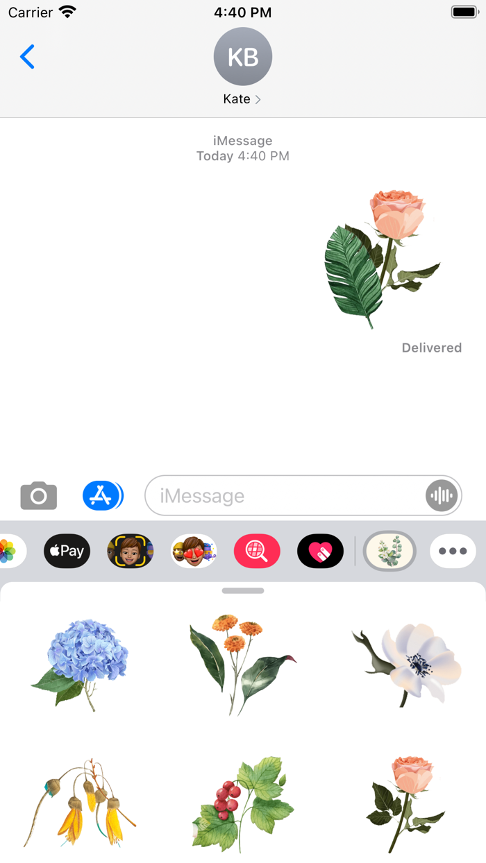 Bloom Flower Stickers