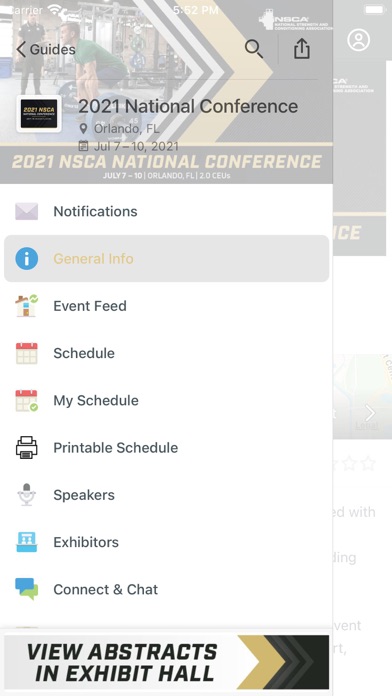 How to cancel & delete NSCA EVENTS from iphone & ipad 3