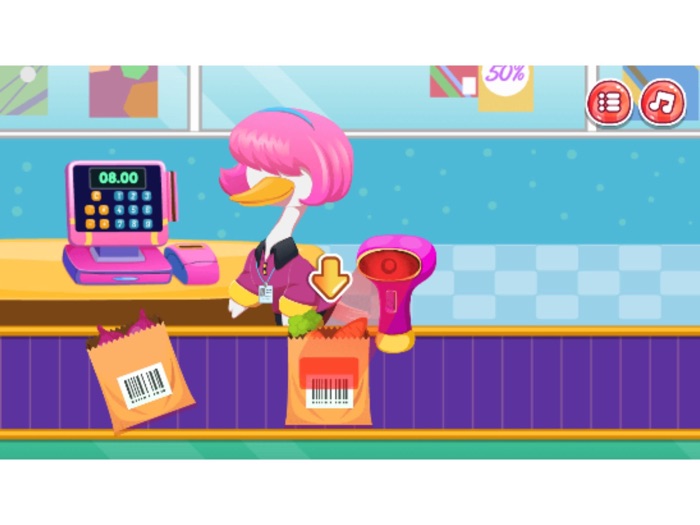 Funny Shopping Supermarket