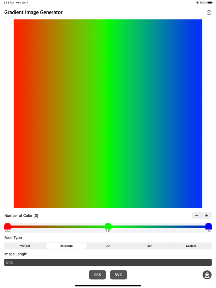 Gradient Image Generator
