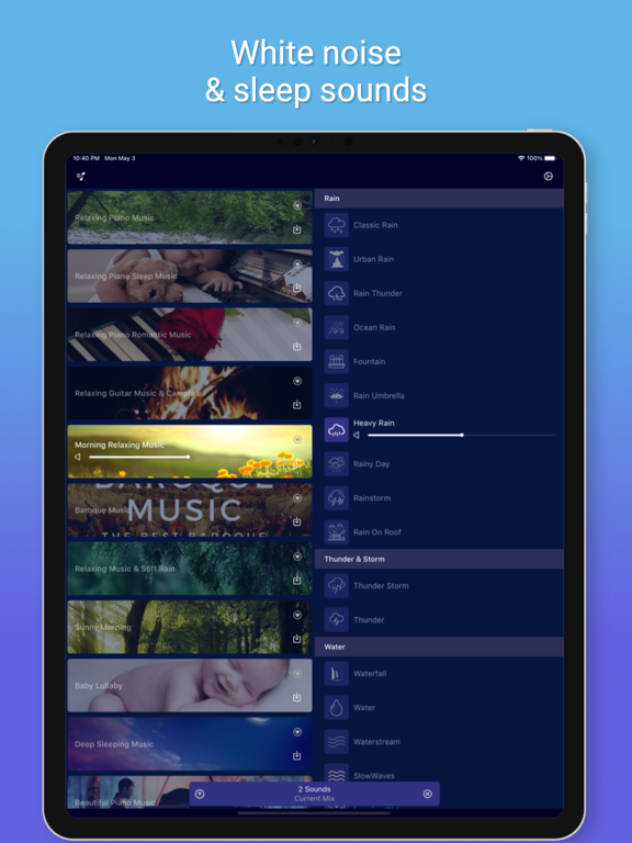 Sleep Sounds: White Noise Pro screenshot 2