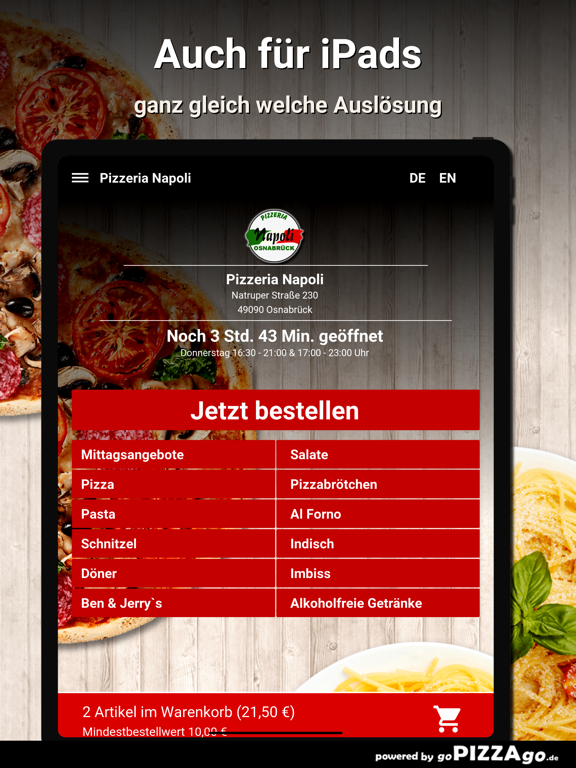 Pizzeria-Napoli Osnabrück screenshot 7