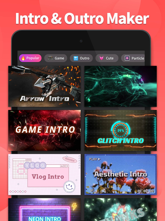 Intro Maker - outro editor app