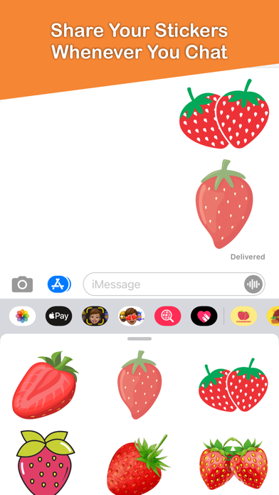 Strawberry Emojis screenshot 3