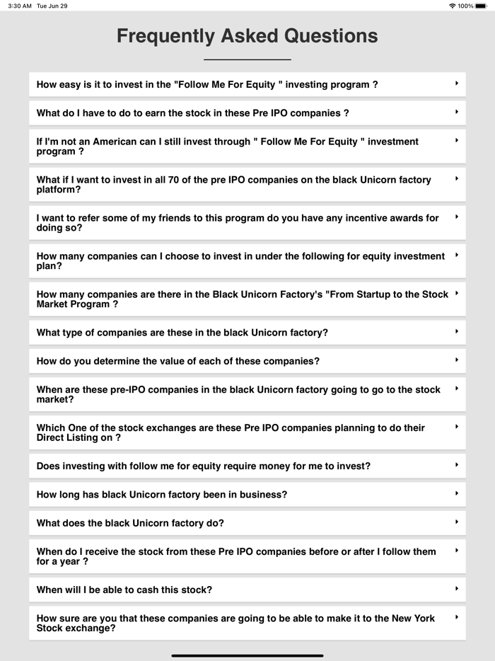 FOLLOW ME FOR EQUITY