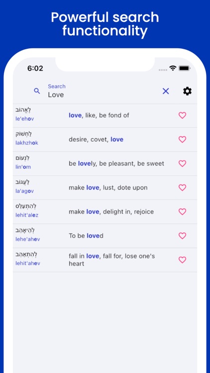 Hebrew verbs conjugation