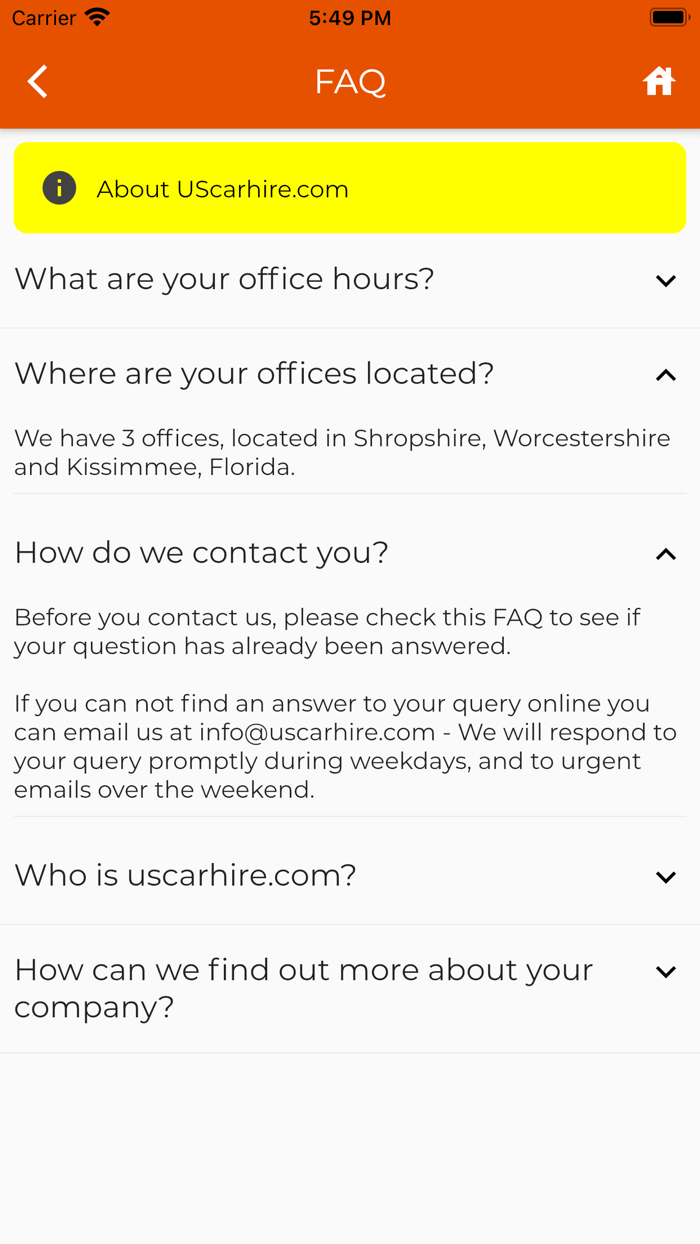 US Car Hire - USA Car Rentals