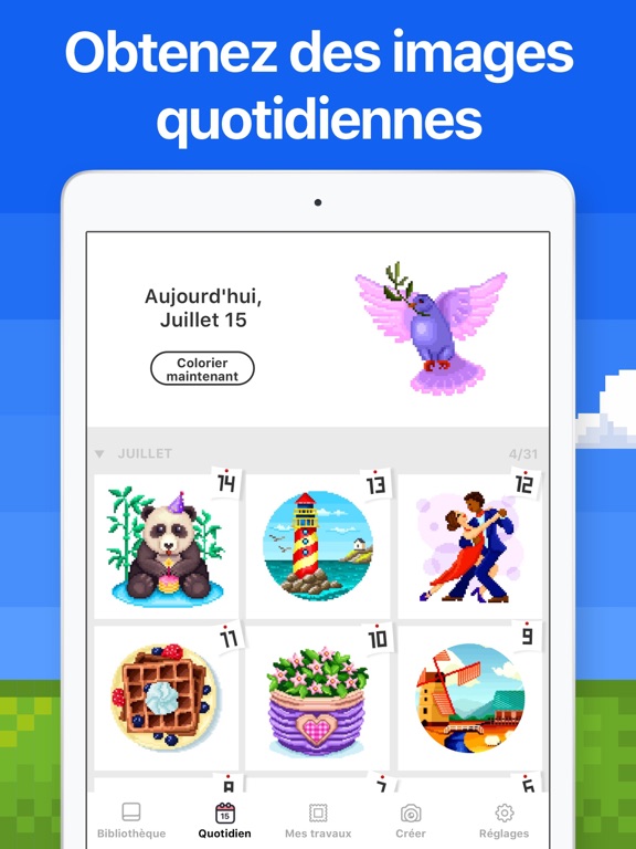 Jeux de coloriage - Pixel Art Jeux de coloriage - Pixel Art