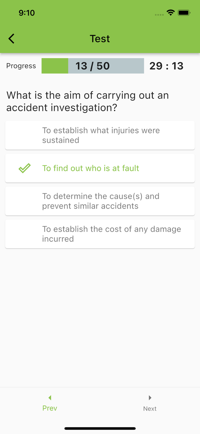 ECS Health  Safety Assessment