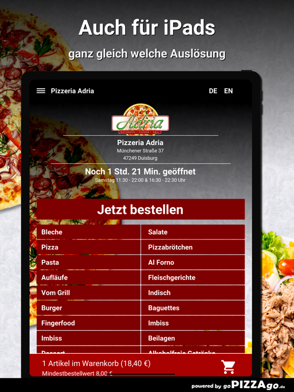 Pizzeria Adria Duisburg screenshot 8