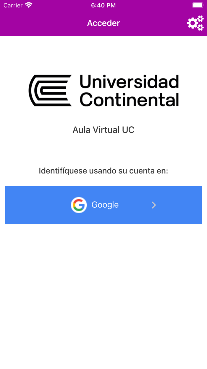 Aula Virtual UContinental