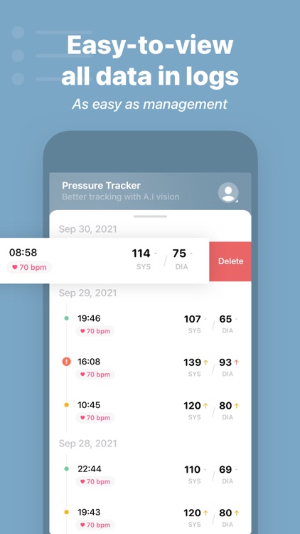 Blood Pressure Log ++ screenshot-5