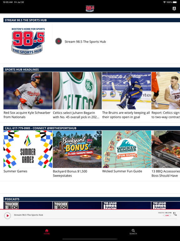 98 5 the sports hub app price drops