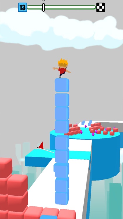 Cube run 3d: stack cube surfer