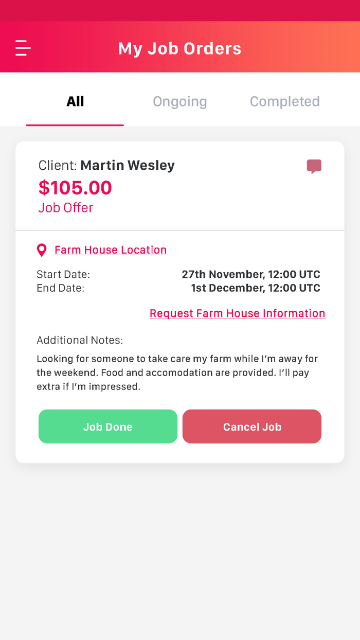 Farm Sitting Service