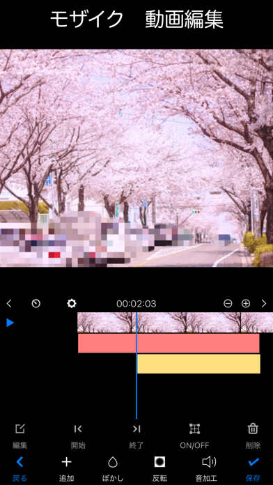モザイク編集 動画編集アプリ Iphoneアプリ Applion