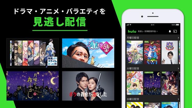 Hulu / フールー 人気ドラマや映画、アニメなどが見放題 screenshot-1
