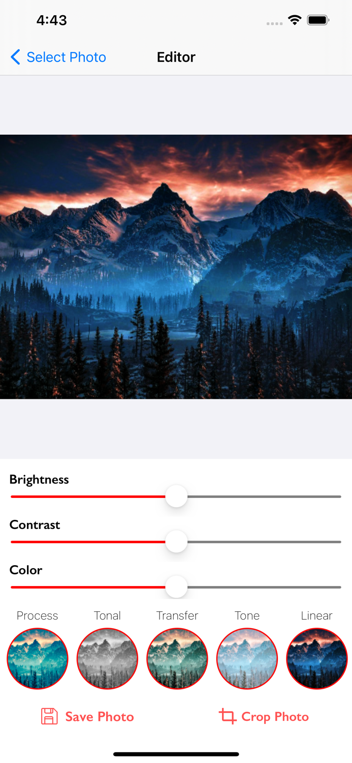 Photo Filter With Cropper