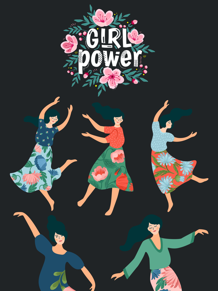 Girl Power Stickers