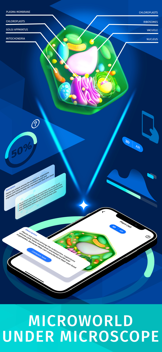 Bacteria AR Zoom Cell Anatomy