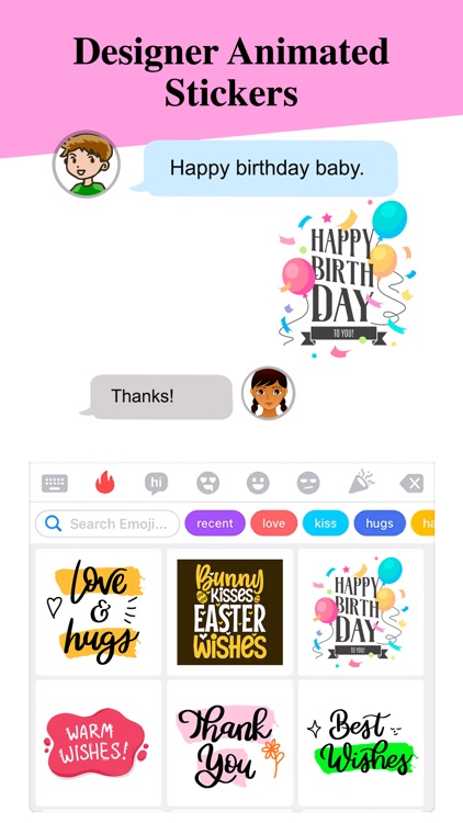 Animated Wishes Stickers Pack screenshot-3