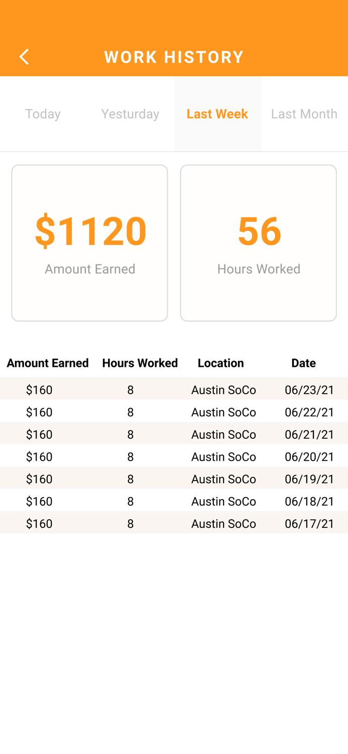CAT Geofenced Clock In