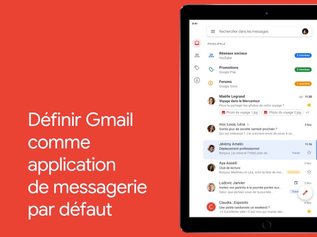 Gmail La Messagerie Google Dans L App Store