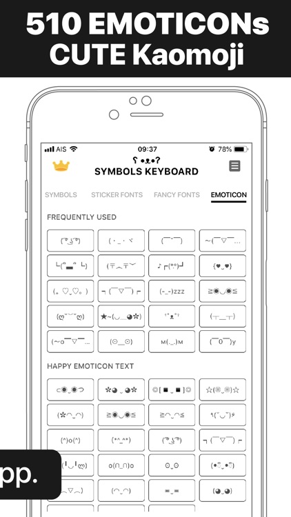 All Symbol Keyboard Fonts Aa screenshot-5