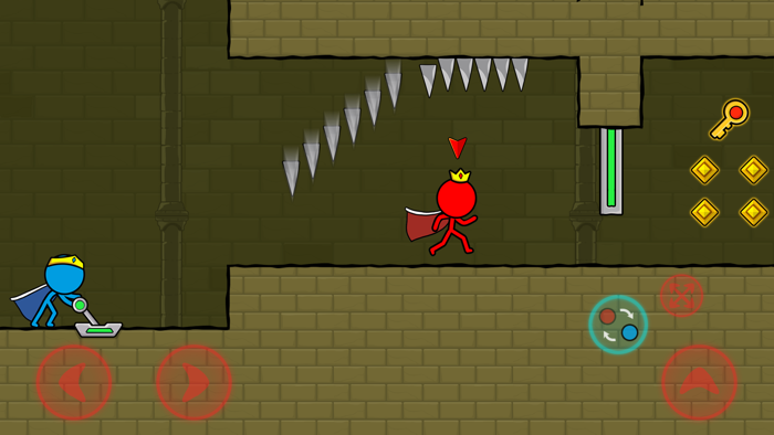 冰与火 森林迷宫Red  Blue Stickman