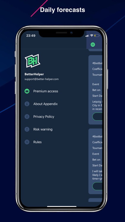 BetterHelper - Best forecast