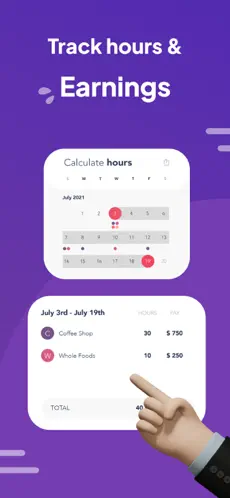 Screenshot 2 WorkTime: Calendario de turnos iphone