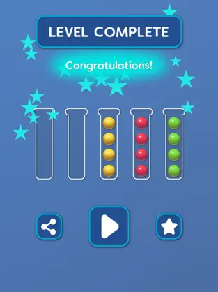 Captura de Pantalla 2 Poner Bolitas en Tubos Colores iphone