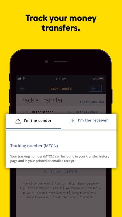 WesternUnion TH-Money Transfer screenshot-4