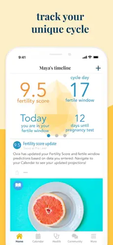 Imágen 1 Ovia Fertility & Cycle Tracker iphone